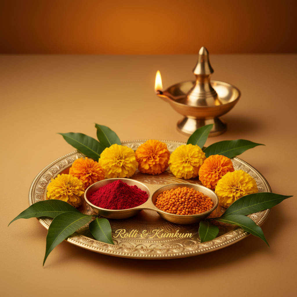 Madurai Kumkum A+ Grade Color Free Premium Puja Roli with Pure Turmeric - 100 Gm